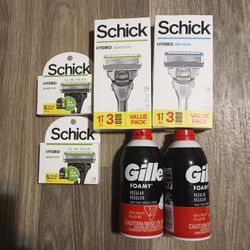 Schick Hydro Men's Razor BUNDLE