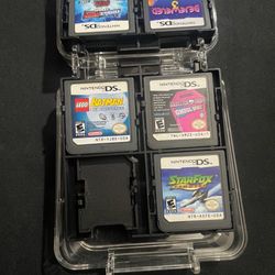 Nintendo DS Games Bundke With Hard Case