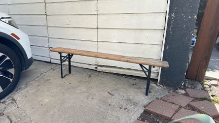Free folding bench