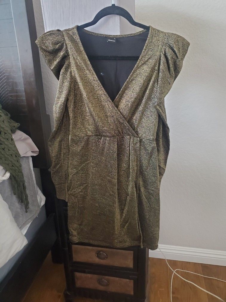 Gold Dress