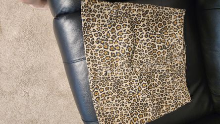 Leopard Print Skirt 