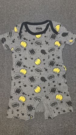 DC Comics Batman Infant Short Sleeve Romper 3-6 Month