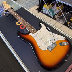 1993 Fender MIM Stratocaster Sunburst Electric Guitar NEW!