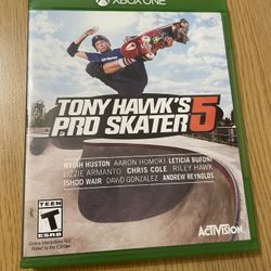 Xbox One Tony Hawk 5 