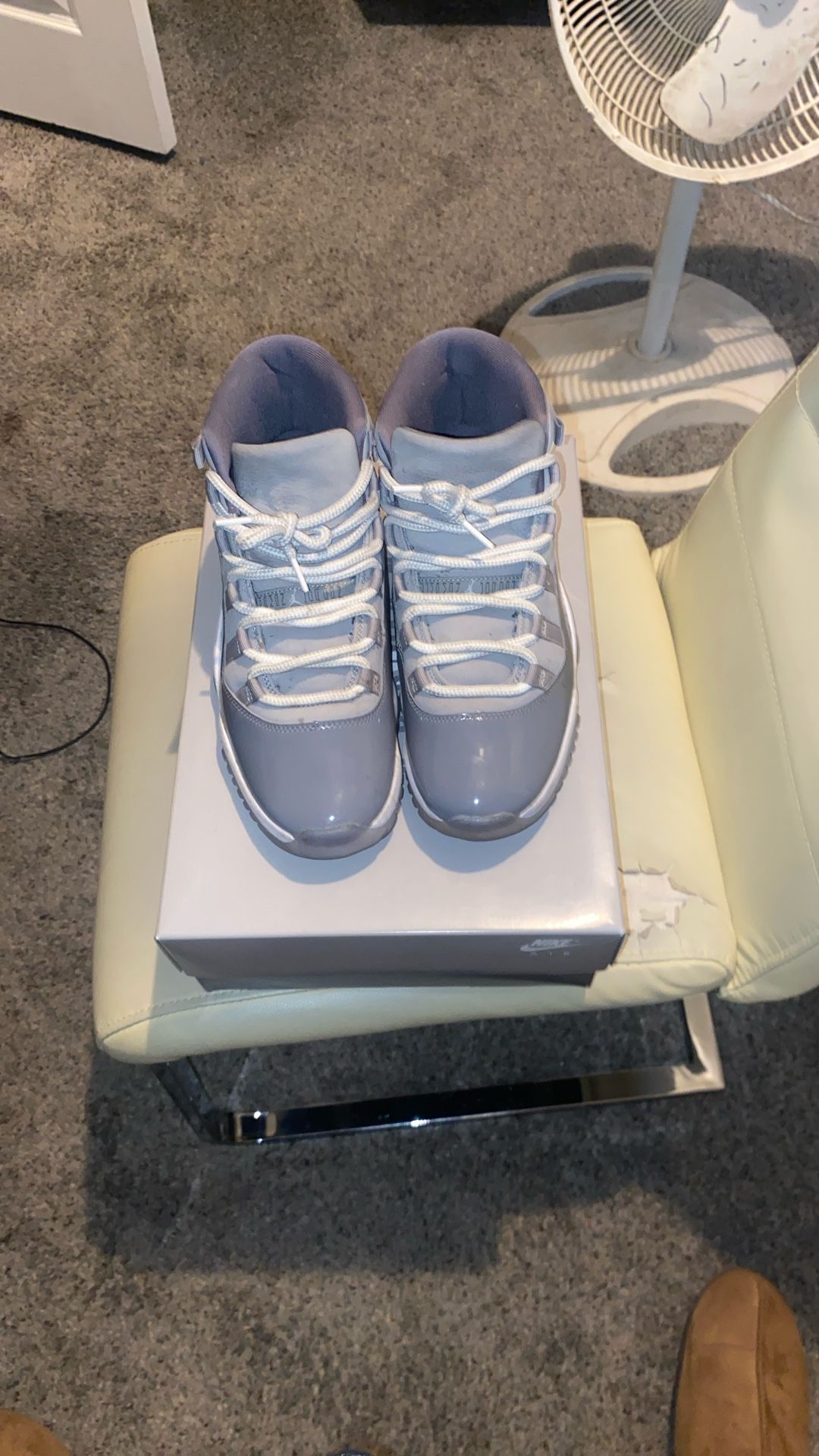 Cool Grey Jordan 11s, Size 9.5