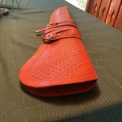 Leather Rifle Scabbard