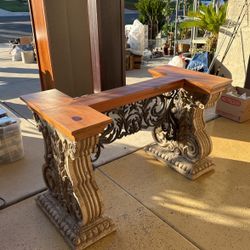 Dining Table with Glass