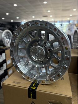 ARENA BOOST WHEELS 17” 8 LUG 1100$ SET OF FOUR