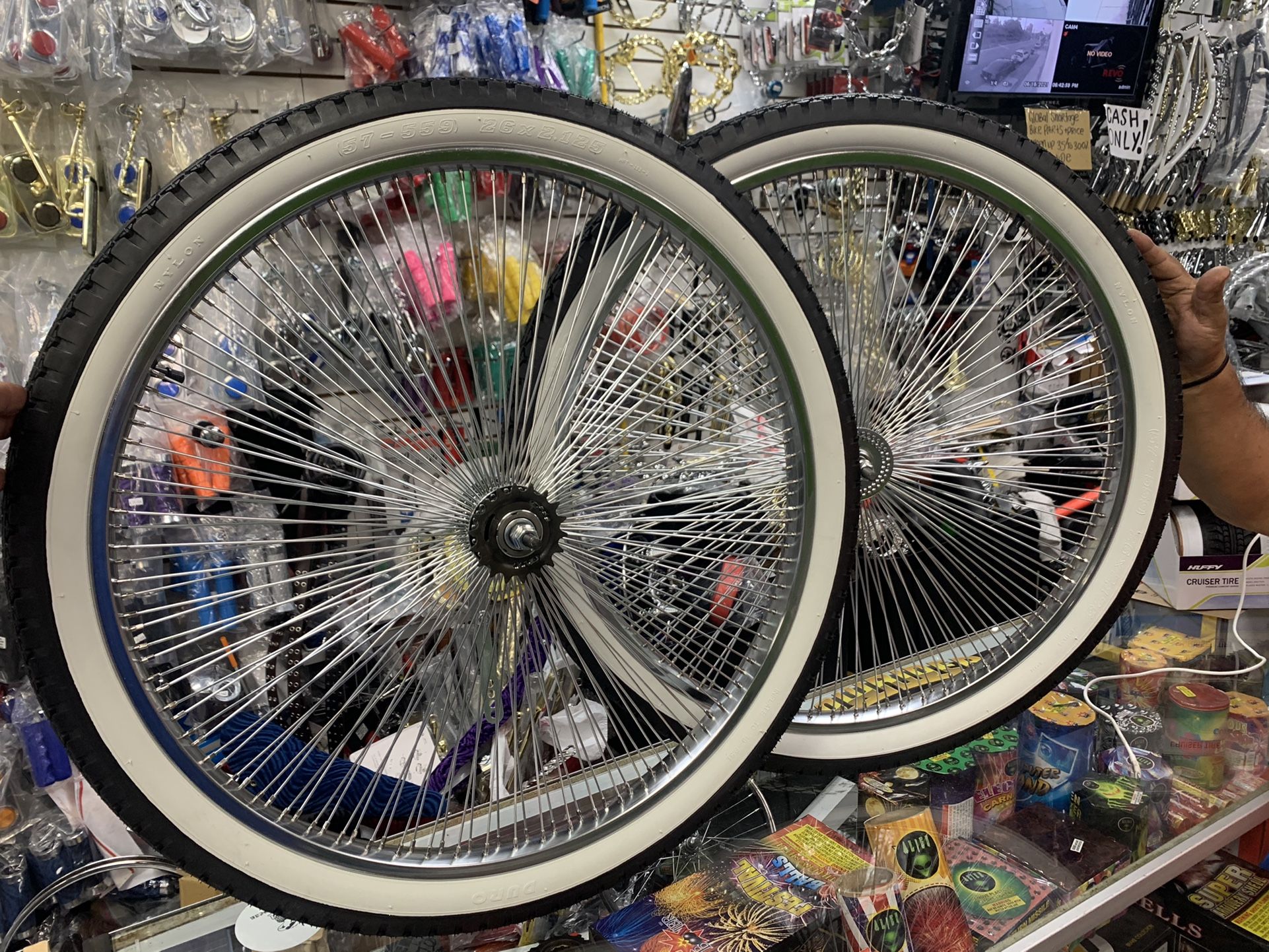 26” inch Set Of Rims 144 Spokes -Lowrider -beach Cruiser