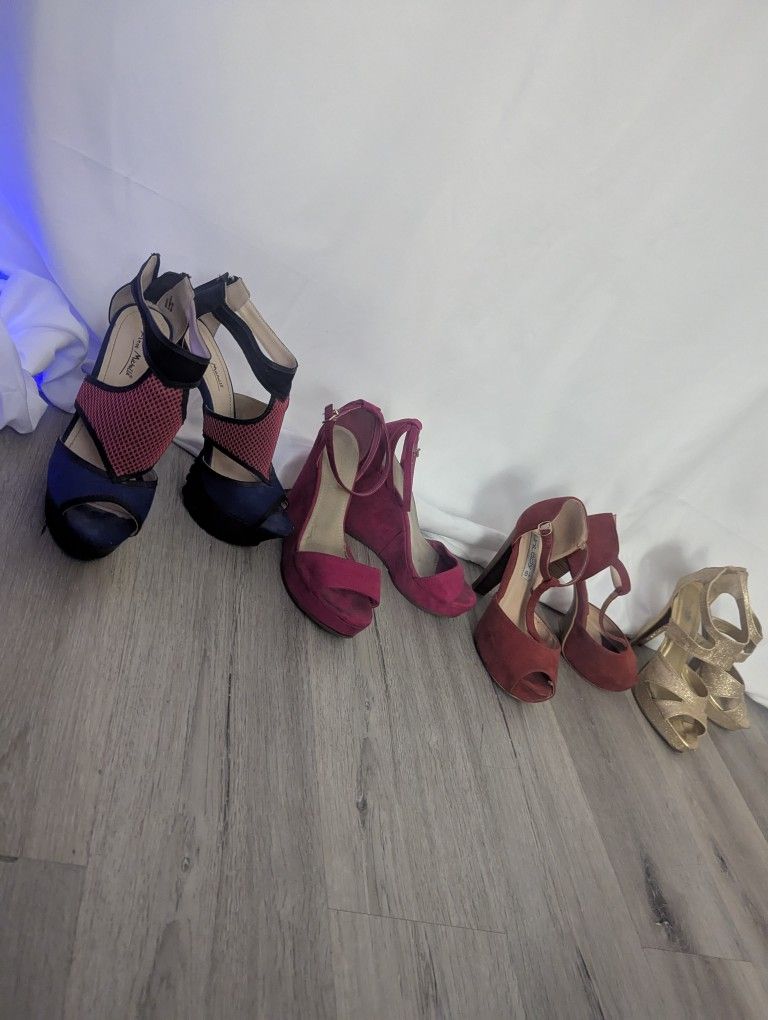 Heels And Wedges! [Size 8.5]