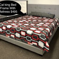 Cal King Bed Frame With Mattress Included 
