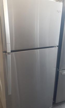Whirlpool Top Mount Stainless Steel Refrigerator Fridge
