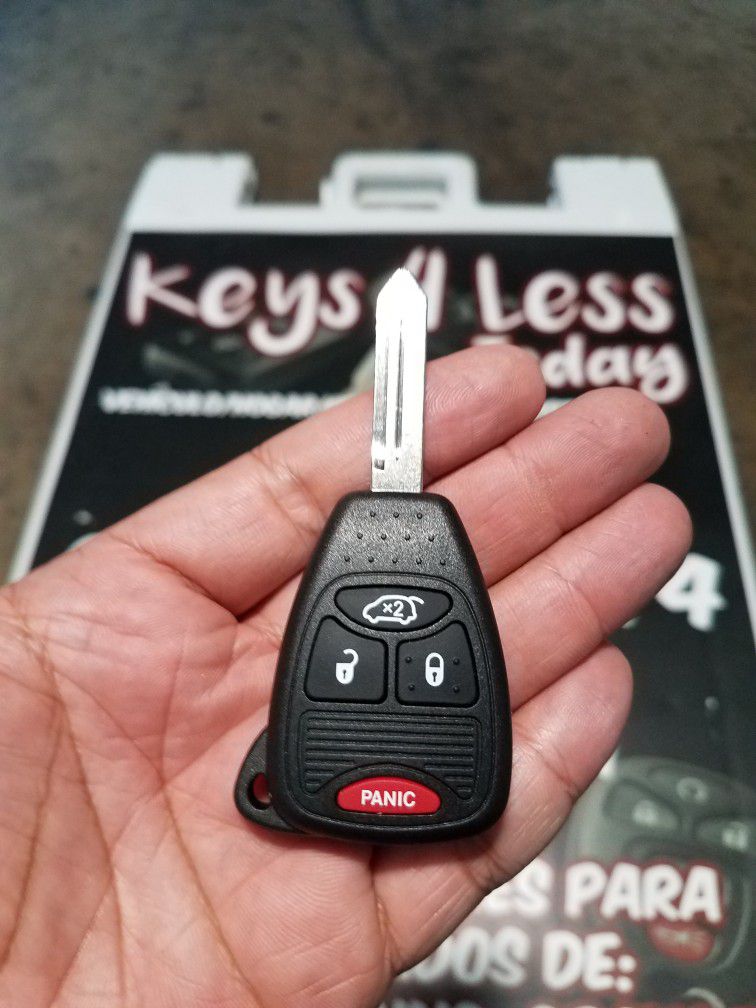 $99 LOWER PRICE in Upland | 2004-2018 Dodge Jeep Chrysler Remote & Key Copy (Charger, Durango, Cherokee, 300, Wrangler, Patriot & more)