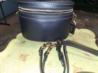 New! COACH black & gold trail bag