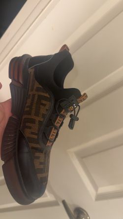 Authentic Fendi Flow Sneakers – Brown/Black – Excellent Condition
