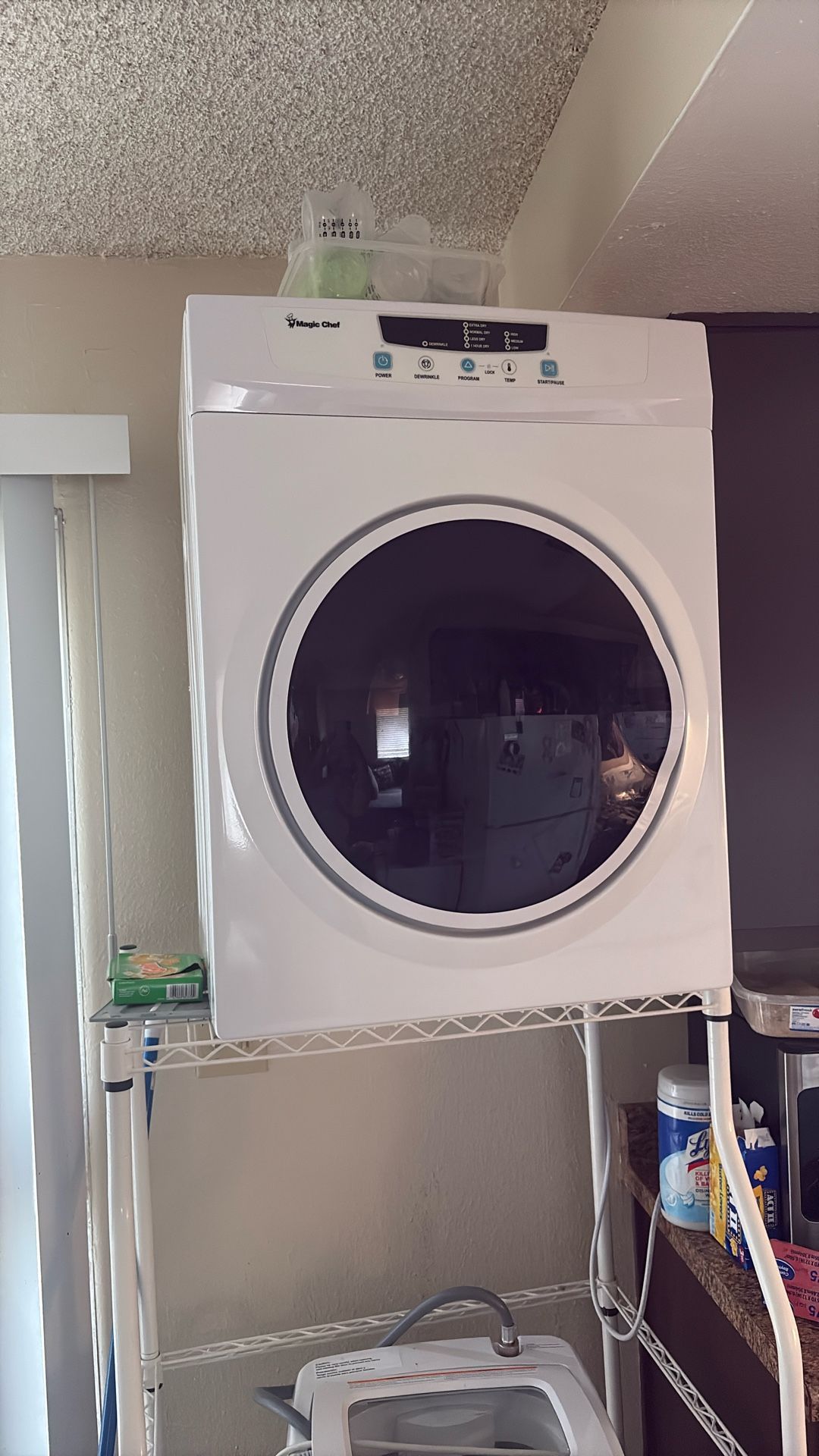 Apartment size portable washer, and dryer