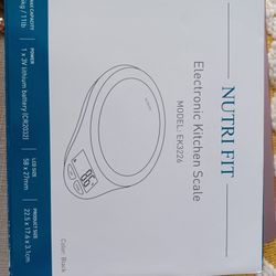 NUTRI FIT Electric Kitchen Scale