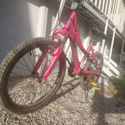 Pink Kent Mountain Bike