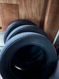 Three OEM Subaru Crosstrek tires