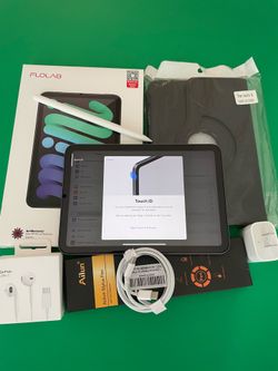 Apple Ipad Mini 6th Generation (8.3” Retina/2021) 64GB with stylus pen, case & Accessories (256GB $399)
