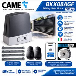 NEW Complete  kit  Heavy Duty Brushless motors Sliding Gate Motor with 2 Remotes