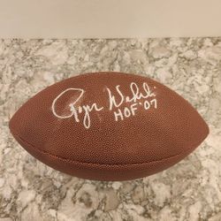 Roger Wherli Signed HOF Football, CofA,  St Louis Cardinals