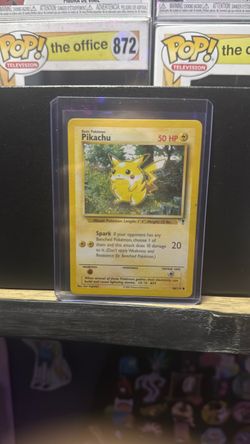Pikachu Pokémon Card 86/110 in Case