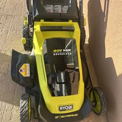 Ryobi 40V HP Brushless 20 in. Cordless Electric Battery Walk Behind Self-Propelled Lawn Mower