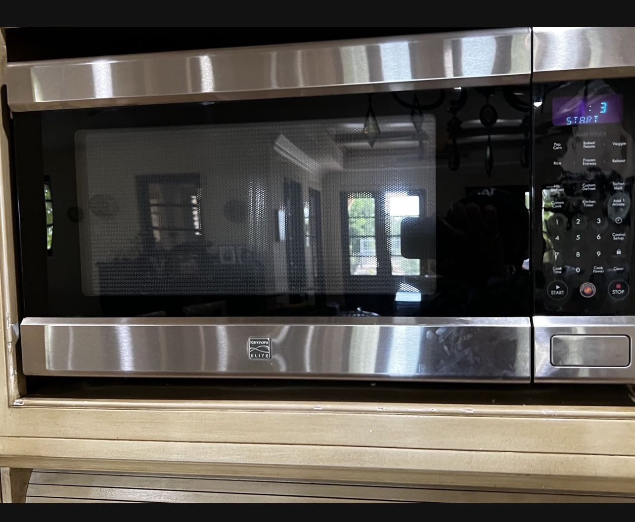 Kenmore Elite countertop or built-in microwave
