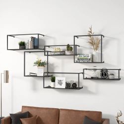 Modern Abstract Shelving in Metal-209