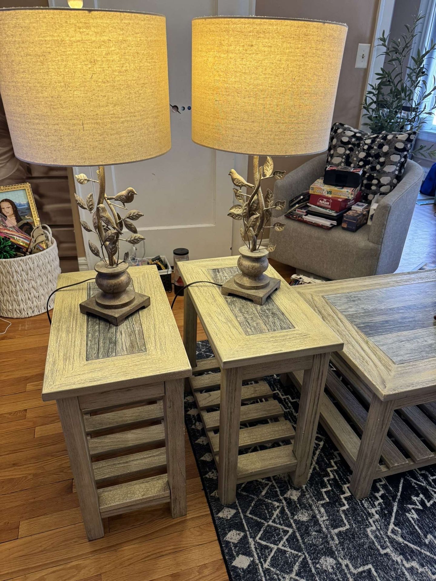 Coffee & End Tables/Lamp Set