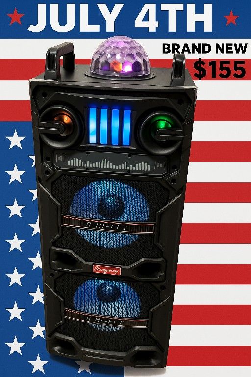 BLUETOOTH PARTY KARAOKE SPEAKER 🎈🎵🎵🎶🔊🔋🎤