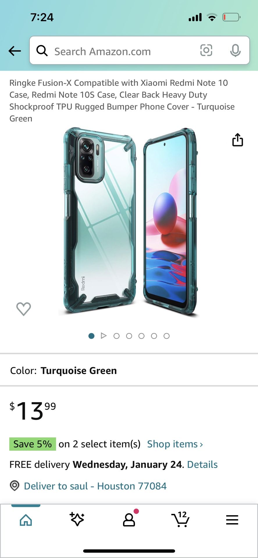 Xiaomi - Mi Note 10/Pro Case- Rinke - Green
