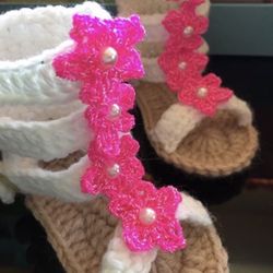 Sandalias Crochet Babys 
