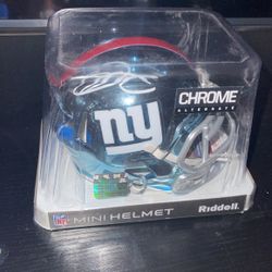 Mini Football Helmet Signed 