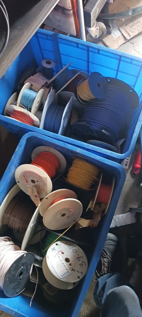 Two crates with professional grade wiring. 100lbs.