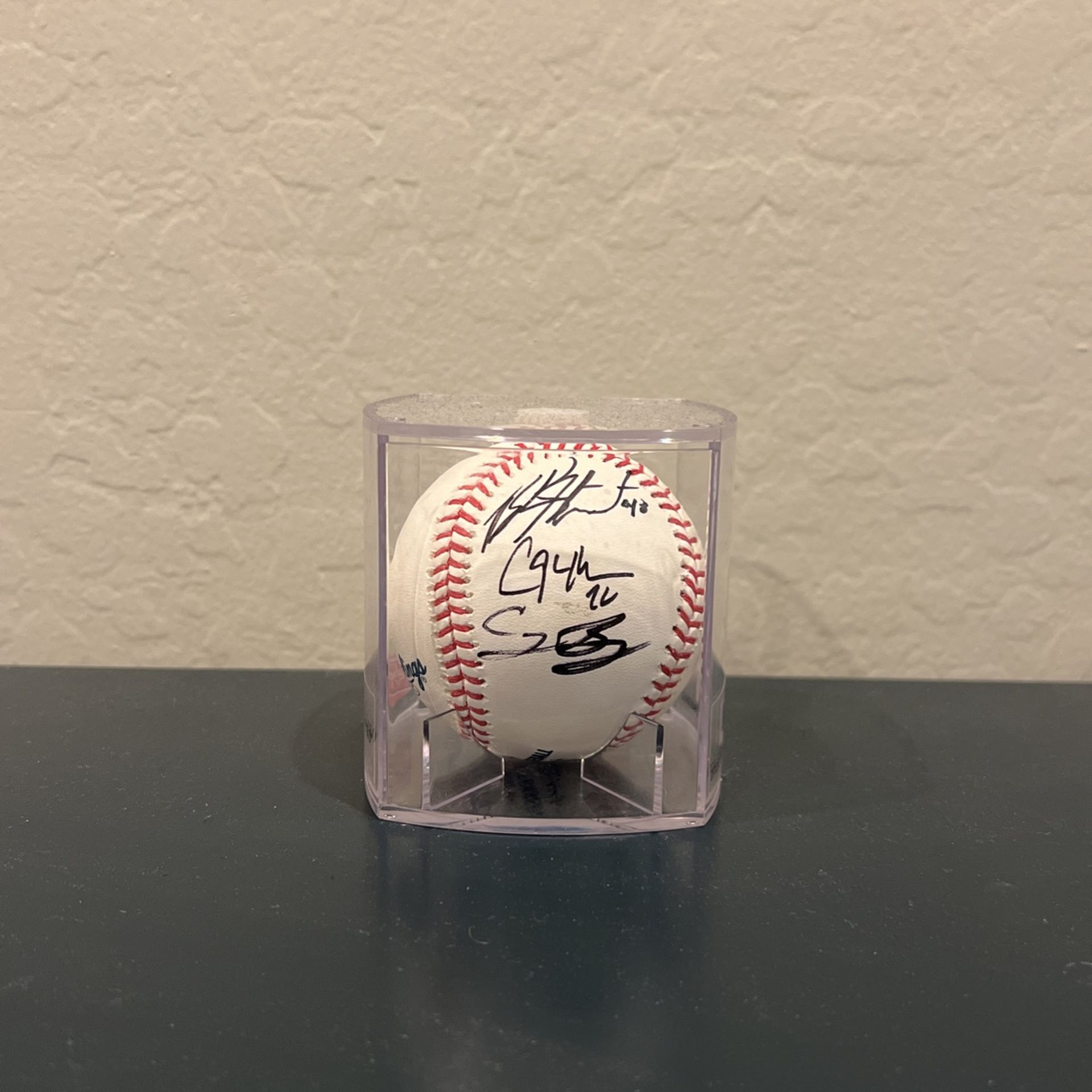 2017 signed dodgers baseball