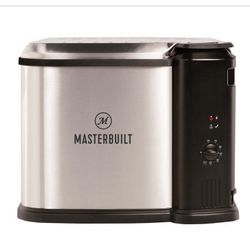Masterbuilt 10 Liter XL Electric Fryer, Boiler, Steamer in Silver