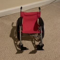 Doll Wheelchair, Pink TOY