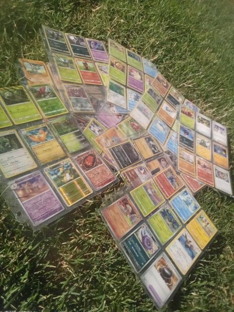 POKEMON ~ 11 PGS. of Pokemon Cards HALO ETC.n
