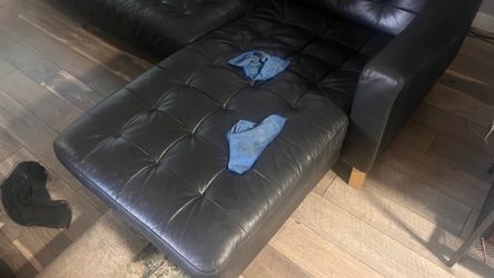 Ikea leather couch sectional