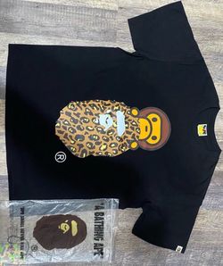 BAPE A Bathing Ape Black Graphic T-Shirt