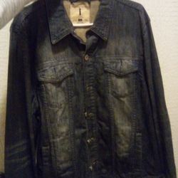 Jeans By Buffalo Men's XL Jean Jacket In Excellent Condition 