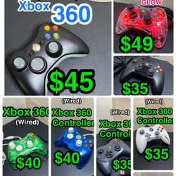 🎮 Xbox 360 Controller Wired & Wireless (OEM & Third Party) Glow Options - Limited Supply🎮 