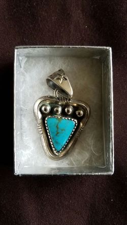 Turquoise pendant.