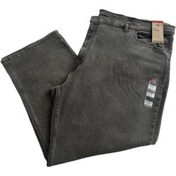 LEVI'S 559 GRAY RELAXED STRAIGHT FIT STRETCH JEANS MEN’S SIZE 60 X 32