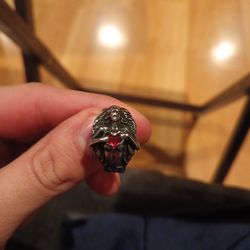 Steam punk goth ring