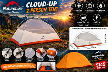 Naturehike Cloud-Up 2 Person Backpacking Tent