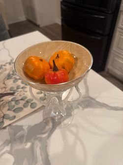 Glass Pedestal Bowl