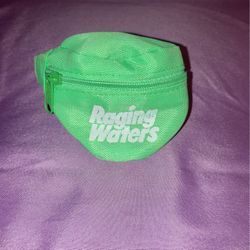 Raging Waters Green Wrist Pouch Bag 